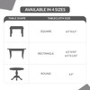 CALICOT Tablecloth Cotton Rectangle TableCover 63x90 Inch Table Cloths Washable