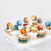 Blumomon Pack of 30 Galactic Planet Cupcake Toppers, Astronomy Party