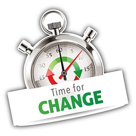 Zirni Stopwatch Time for Change Sticker Decal Design