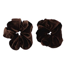 Zac's Alter Ego Pair of Luxurious Velvet Hair Scrunchies - Variety of Colours