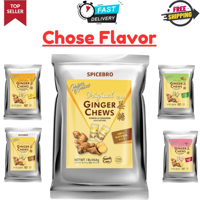 Prince of Peace Original Ginger Chews - 1 Lb. –