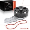 A-Premium Engine Water Pump with Seal & Pulley Compatible with