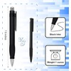 3Pcs Black Pens Enhanced Writing Stability | Ergonomic Thick Grip,Big