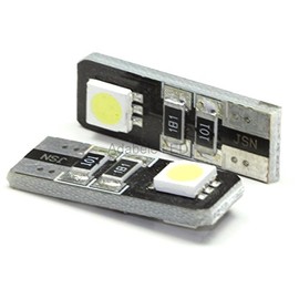 2pcs Super Bright White Car Light Bulb T10 5050 2 SMD LED White Light 194 168 2825 W5W T10, 147, 152, 158, 159, 168, 184, 193, 194, 2825 L51