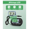 Zacro Aquarium Thermometer - LCD Digital Thermometer Aquarium with Suction