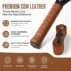 lvifloae Tennis Racket Leather Grip Tape for Handles Handle Grip