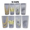 ReVè Hip-Hop Cups – Set of 12 | 12oz Reusable,