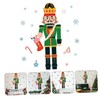 Alipis Window Decorative Sticker Nutcracker Window Sticker Christmas Glass Decal