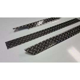 PBR Products EZGO Golf Cart Part Diamond Plate Rocker Panel covers & Kick 1994-2012 TXT USA
