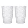 sourcing map 13oz Acrylic Drinking Glasses, 2Pcs Plastic Reusable Tumblers