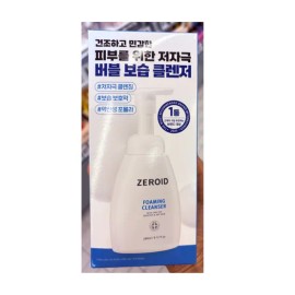 제로이드 포밍 클렌저 240ml 1개 Zeroid Foaming Cleanser 240ml 1 piece
