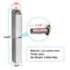 MOUNTAIN_ARK 8 Pack 4-5/8" x 5/8" Weld On Bullet Hinges