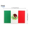 QQSD Mexico Flag Patch Mexican Tactical Patch - PVC Hook