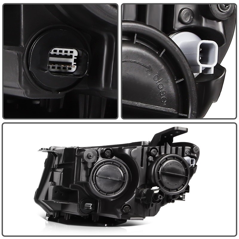 SELEAD Headlight Assembly Fit 2017-2021 for JEEP COMPASS Pair Headlights