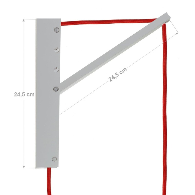 creative cables - Pinocchio Adjustable Wooden Wall Mount for Pendant