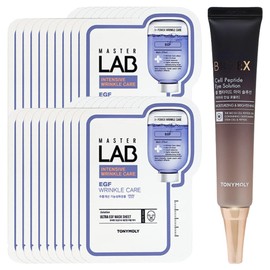 Tony Moly Master Lab EZF Mask Sheet 20 sheets + Bio EX Cell Peptide Eye Solution / 토니모리 마스터랩 이지에프 마스크시트 20매+바이오 이엑스 셀 펩타이드 아이솔루션