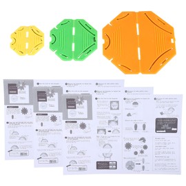 3pcs Flower Maker Set DIY Handcraft Quick Easily Kanzashi Flower Maker Plates for Sword Shaped Flowers