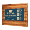 Bearchop Acacia Wood Cutting Boards for Kitchen, [17" x 13"