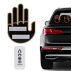 Car Finger Light with Remote Control, Funny LED Gesture Hand