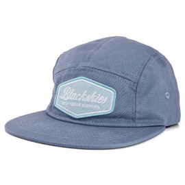 Blackskies® Oasis 5-Panel Cap | Herren Damen Unisex Baseball Mütze | Kappe Basecap Verstellbar Surf Skate Camper Eisblau Cap – Männer Frauen Streetwear Outdoor Sommer Freizeit