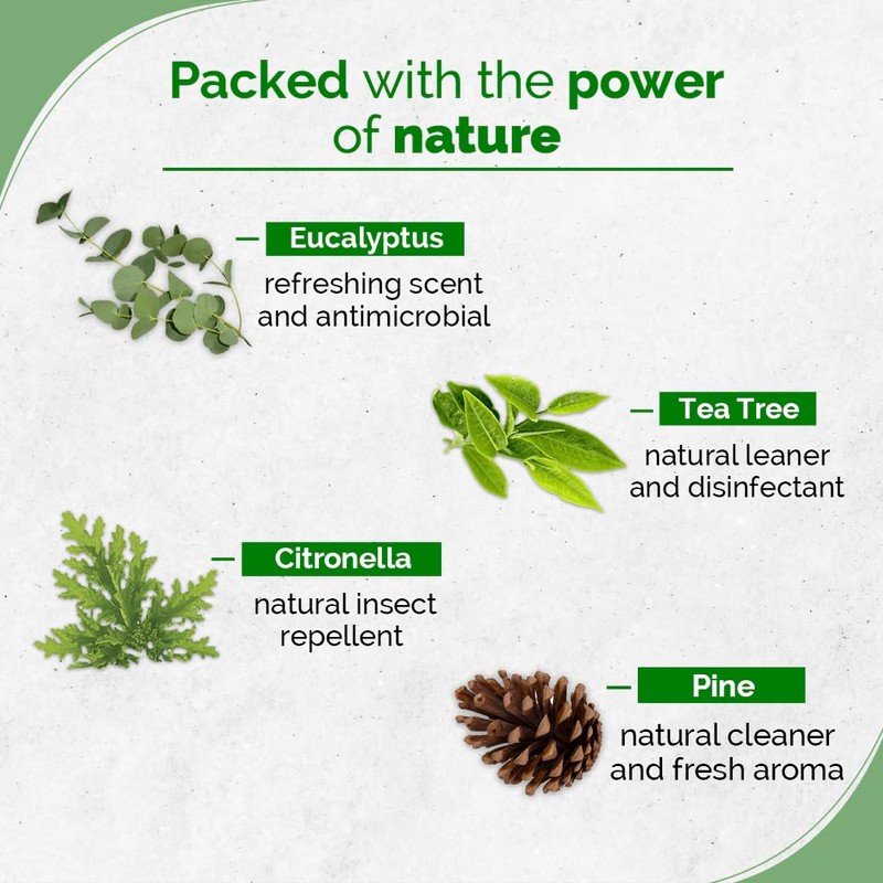 SacredEarth Natural Floor Wash Liquid, rich with Eucalyptus,Tea Tree, Citronella