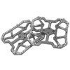 1 Pair Bicycle Clipless Pedal Converter Self Locking Disc Pedals