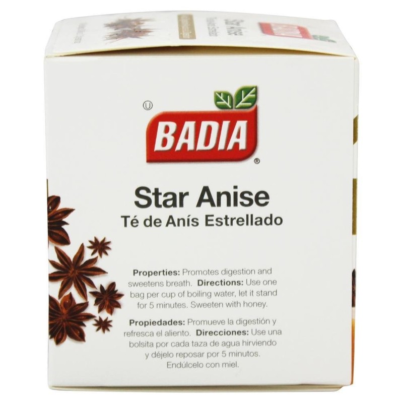 Badia - Star Anise Tea Caffeine Free - 10 Tea