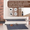 Yaocom 36" Aluminum Automatic Door Bottom Acoustic Heavy Duty Automatic