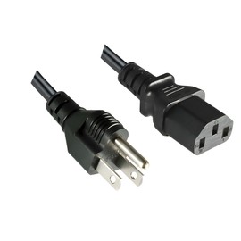 DINIC Power Cable for America AWG 14 USA Type B to C13 1.80 m