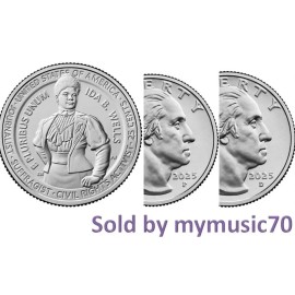 2025 P & D  Ida B. Wells American Women Quarter Program **ON HAND* *ON HAND**