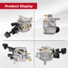 NIMTEK BR350 Carburetor Kit for Stihl BR350Z BR430 BR430Z SR430