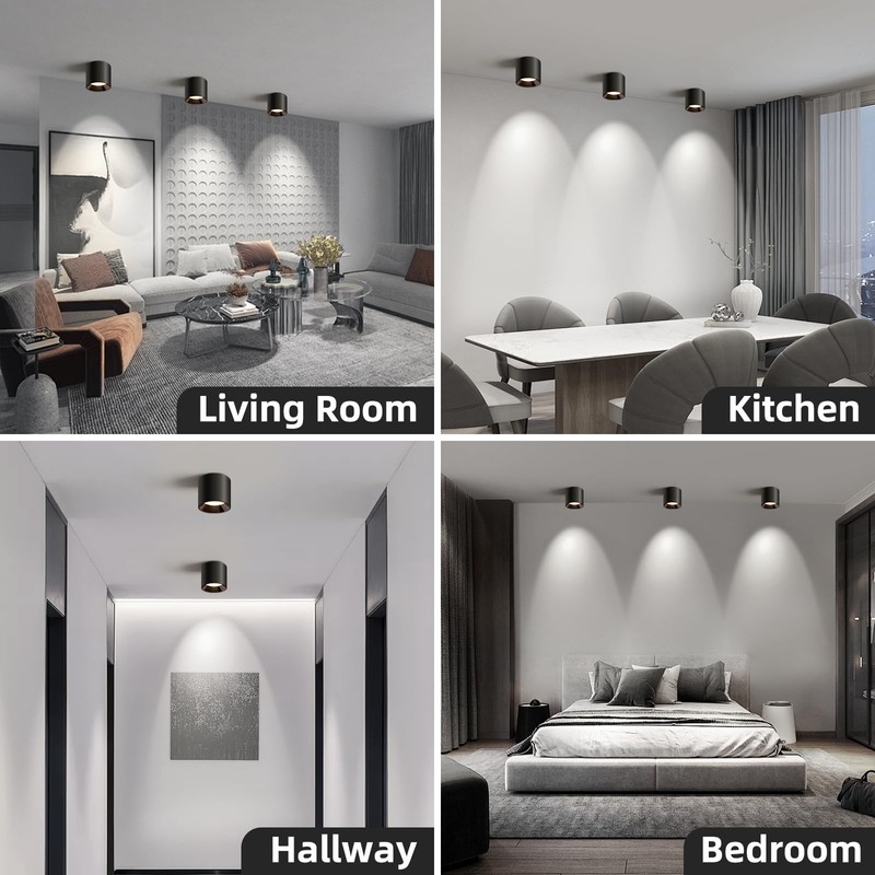 OKELI Modern LED Flush Mount Ceiling Light Fixtures for Hallway