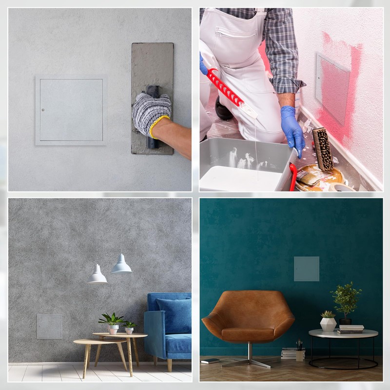 Gisafai Access Panel Wall Hole Cover Metal Drywall Access Door