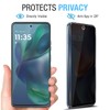 Anbzsign 2+2 Pack for Moto G (2025) Privacy Tempered Glass