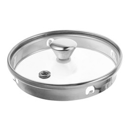 Gatuida Health Pot Cover Glass Kettle Lid Heat-Resistant Replacement Lid for Tea Kettle Home Kitchen Accessory