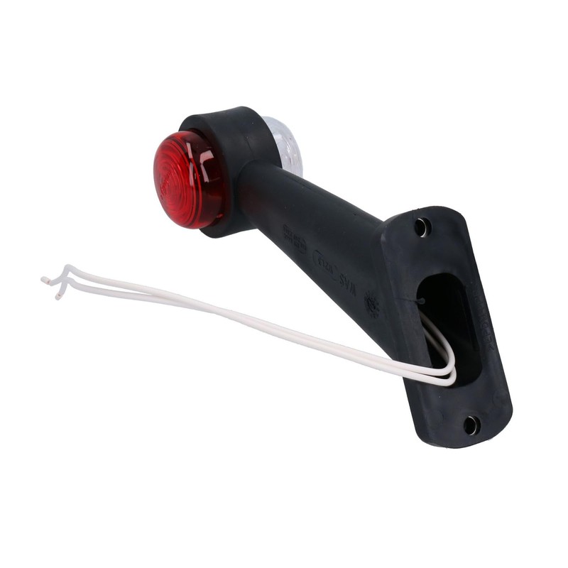 AB Tools Trailer Side Marker With Rubber Base Red White