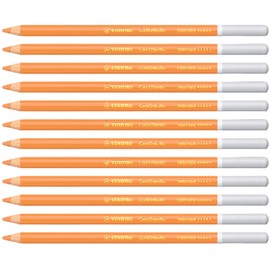 STABILO CarbOthello - Chalk-Pastel Pencil - Pack of 12 - Terracotta