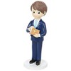 Mopec Figure Communion Child Suit and Bible, Polyresin, Navy Blue,