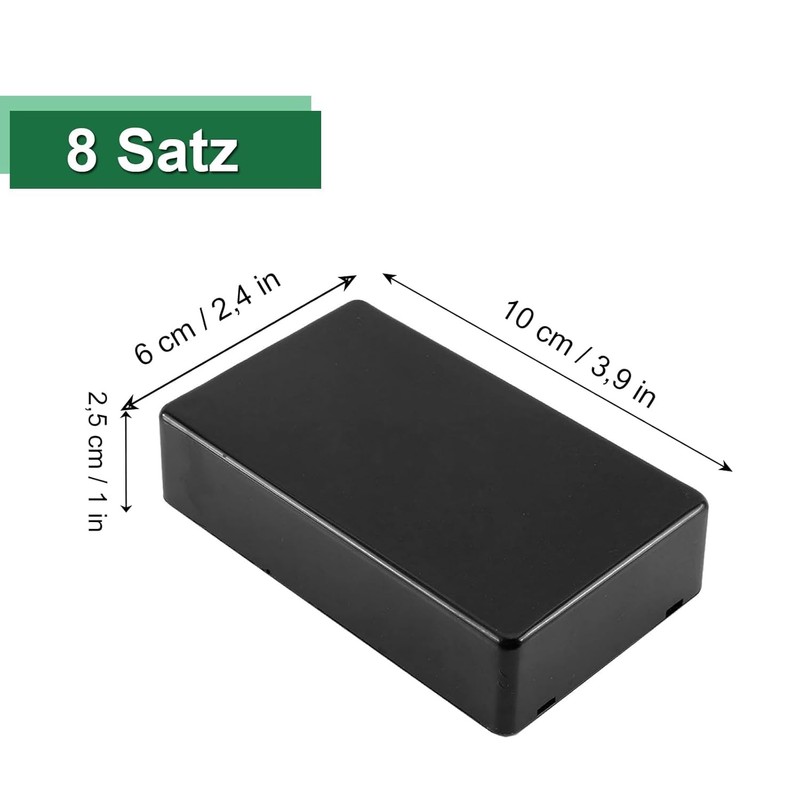 Waterproof Junction Boxes, Junction Box, 8 Pieces, Black Electronic Project