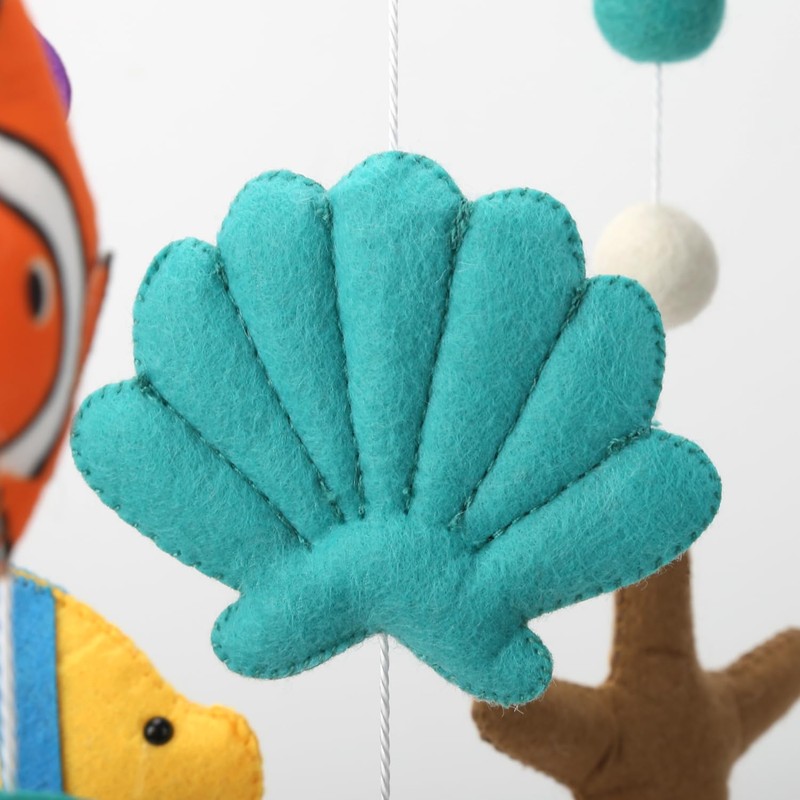 Ocean Mobile for Crib - Colorful Gender Neutral Ocean Crib