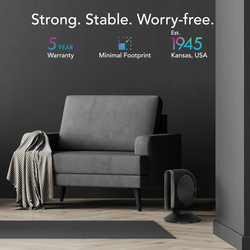 Vornado STRATA 8T Oscillating Table Fan with Remote, Energy Efficient