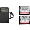 WELLSKY NP-130A NP-130 互換バッテリー 2個 + BC-130L 超軽量 USB Type-C