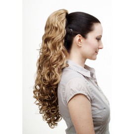 WIG ME UP - 24" Extra Long Fluffy Ponytail Hair Piece Curly Blonde N310-16