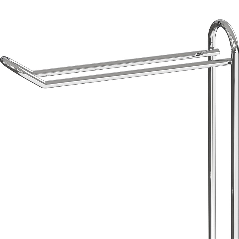 Simple Houseware Toilet Paper Holder for Bathroom Tissue Freestanding Storage,