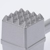 Westmark Fleischhammer, Länge: 21,5 cm, Aluminium, lebensmittelechte Spezialbeschichtung, Robusto, Silber,