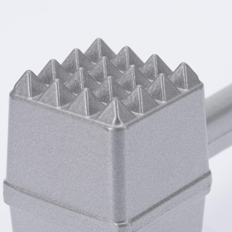 Westmark Fleischhammer, Länge: 21,5 cm, Aluminium, lebensmittelechte Spezialbeschichtung, Robusto, Silber,