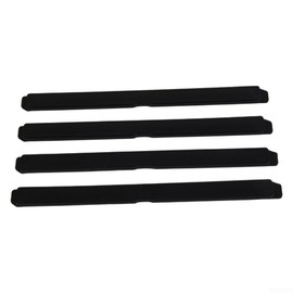 Set of 4 Roof Rail Cover Replacement Part Plastic Roof Rack Cover for Vauxhall Astra H 51 87 877 51 87 878 Models Front and Rear Black