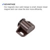METALLIXITY Magnetic Latches Catch (1.38" x 0.87") 6Pcs, Plastic Cabinet