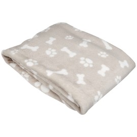 Trixie Kenny Blanket Cosy Plush Dog Blanket Beige (Large 100 x 150 cm)