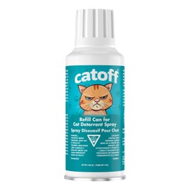 CatOFF Refill Compatible with SSSCAT Indoor Cat Deterrent Spray System, Made in USA, 3.89 oz / 115 ml